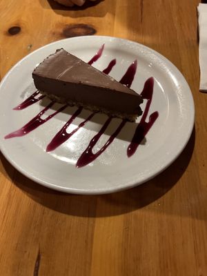 Tofu chocolate pie  at The Wooden Monkey in Halifax