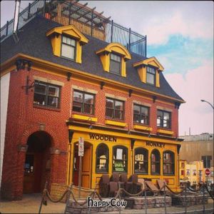 Outside at The Wooden Monkey in Halifax