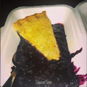 Vegan blueberry pie at The Wooden Monkey in Halifax