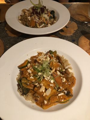 Vegetable Curry and Rice Bowl  at The Wooden Monkey in Halifax