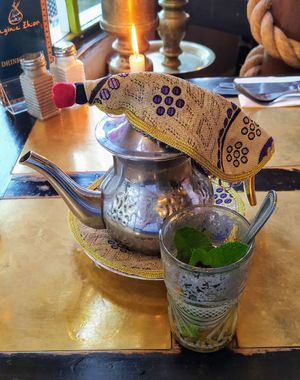Mint Tea at Tagine Zhor in Bath
