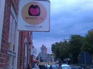 Signage at good dEATs in Potsdam