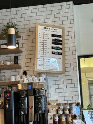 Drink menu   at Commonplace Coffee - Southside Works in Pittsburgh