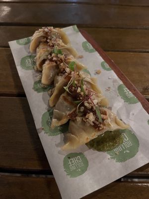 Gyozas  at Rolling Chef in Armacao Dos Buzios