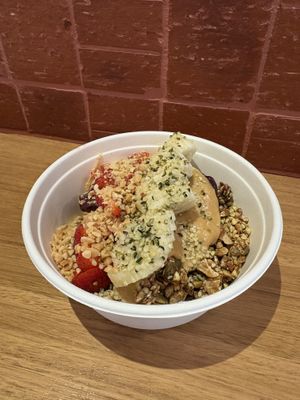 Granola and Peanut butter Açai bowl    at Goodee in Malvern East