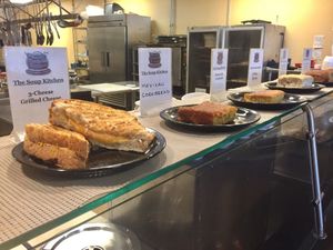 Grilled cheese & a great selection of breads at The Soup Kitchen in Lexington