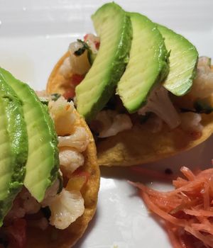 Cauliflower Ceviche   at The Front Porch at Farm in Palm Springs