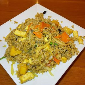 Vegan Pineapple Fried Ricee  at Thai Fusion in Mobile