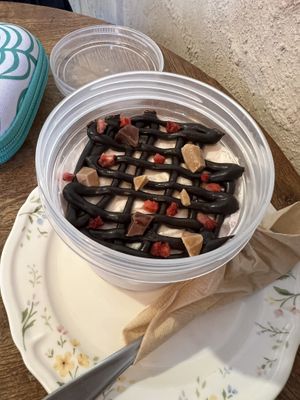 Chocolate Strawberry Breqd Puddingg  at Vegeming - 베지밍 베이크 in Seoul