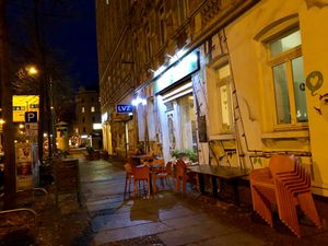 outside at Symbiose in Leipzig