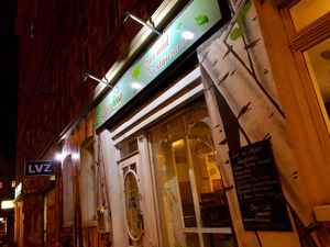 outside at Symbiose in Leipzig