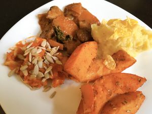 mixed platter at Symbiose in Leipzig