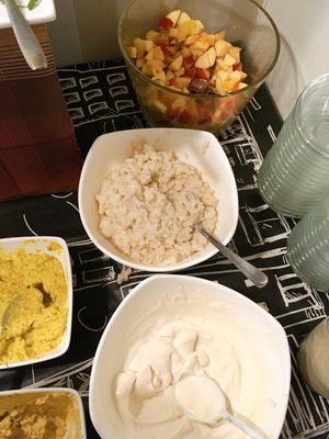 brunch sweets at Symbiose in Leipzig