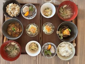 Delicious teishoku!  at Aomugi in Odawara