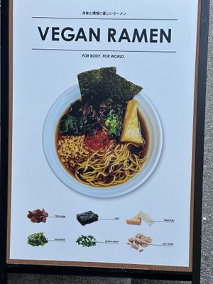   at Vegan Ramen by Playpen Friends in Osaka