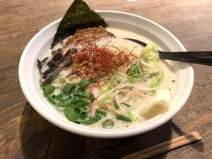   at Vegan Ramen by Playpen Friends in Osaka