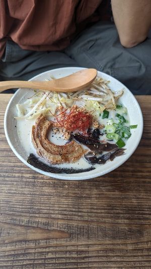 Tonkotsu Ramen at Vegan Ramen by Playpen Friends in Osaka