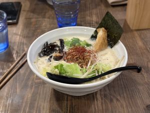   at Vegan Ramen by Playpen Friends in Osaka