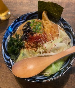   at Vegan Ramen by Playpen Friends in Osaka