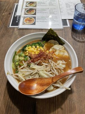 #1 vegan miso ramenn  at Vegan Ramen by Playpen Friends in Osaka