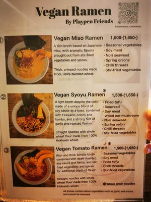  at Vegan Ramen by Playpen Friends in Osaka