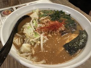 Syoyu Tonkotsu Raman  at Vegan Ramen by Playpen Friends in Osaka