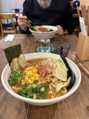 Miso Ramen & Syoyu Tonkotsu  at Vegan Ramen by Playpen Friends in Osaka