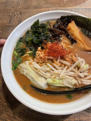 Syoyu torkotsu ramen  #Veganuary at Vegan Ramen by Playpen Friends in Osaka