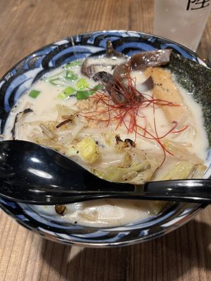 Tonkotsu Ramen  at Vegan Ramen by Playpen Friends in Osaka
