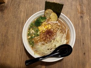 Vegan Miso Ramen  at Vegan Ramen by Playpen Friends in Osaka
