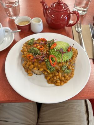 Masala Beans. The best beans on toast I’ve ever had   at Trinco in Sutton