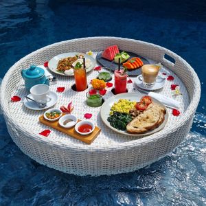 Floating breakfast at Ketela Eatery & Lifestyle in Canggu