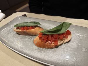 Bruschetta   at La Cucina in Soelden