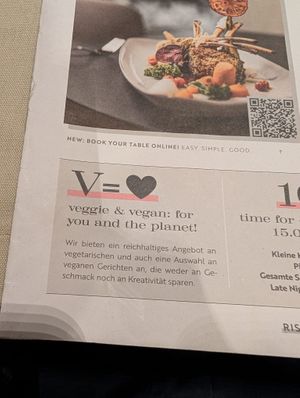 Vegan friendly💗 at La Cucina in Soelden