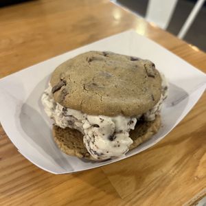 vegan ice cream cookie sandwich  at The Baked Bear - Pacific Beach in San Diego
