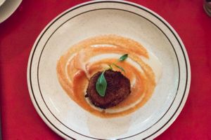 a lovely treat from the kitchen at Zakaim - Vegan Boutique in Tel Aviv