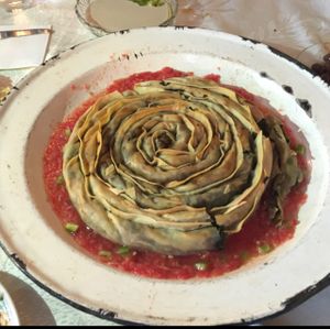 60 minute mangold pastry at Zakaim - Vegan Boutique in Tel Aviv