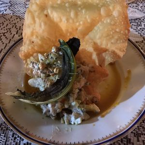 cauliflower dish  at Zakaim - Vegan Boutique in Tel Aviv