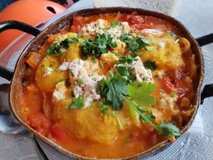 Shakshuka Lima at Zakaim - Vegan Boutique in Tel Aviv