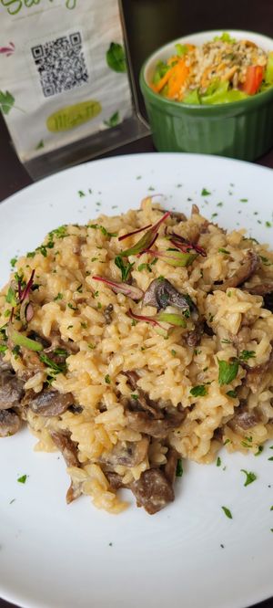 Risoto #Veganuary at Seo Vegê  in Sao Paulo