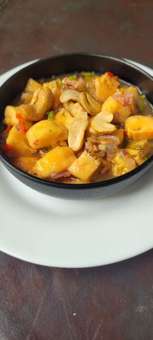 Ceviche de banana da terra #Veganuary at Seo Vegê  in Sao Paulo