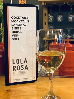 Nice wine list at Lola Rosa - Parc in Montreal