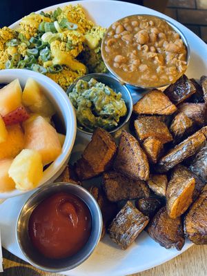 Tofu scramble  at Lola Rosa - Parc in Montreal