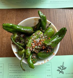 Padron peppers  at Ka Pao in Edinburgh