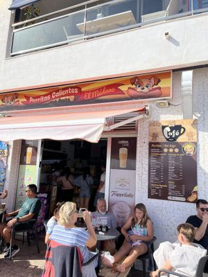 Outside  at Perritos Calientes El Medano in Tenerife