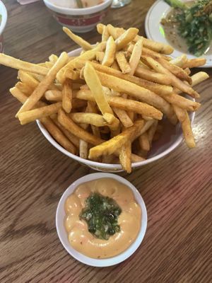 TOFU WHIP FRIES  at MAKfam in Denver