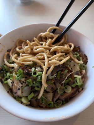 Spicy noodles  at MAKfam in Denver