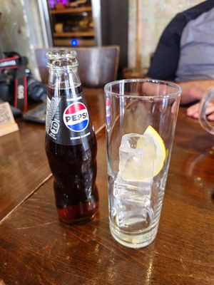 Pepsi max at HEVRE bar in Krakow