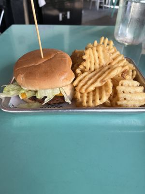 Nada smash burgerr  at JoJo's Shake Bar in Orlando