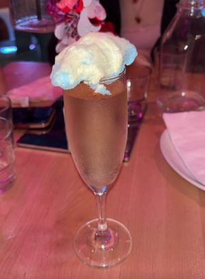 cotton candy on top!  at JoJo's Shake Bar in Orlando